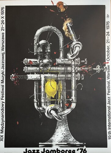 Waldemar Swierzy (1931-2013), Jazz Jamboree '76 1976 Poster no. 72  Official Limited Edition c. 500, 2023 von Waldemar Swierzy, Druck kaufen auf Singulart