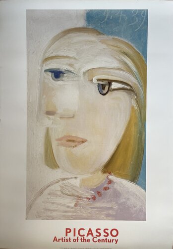 Pablo Picasso  (1881-1973), Tête de femme (Marie Thérese Walter), copyright 1999 Pablo Picasso, Courtesy, Helly Nahmad Gallery, London Printed in Holland #PS 936 by Pablo Picasso, Print for Sale on Singulart