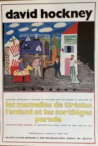 David Hockney, Les Mamelles de Tiresias, 1981, (Galerie Claude Bernard), Imp. Moderne du Lion- Paris, Printed in France by David Hockney, Print for Sale on Singulart