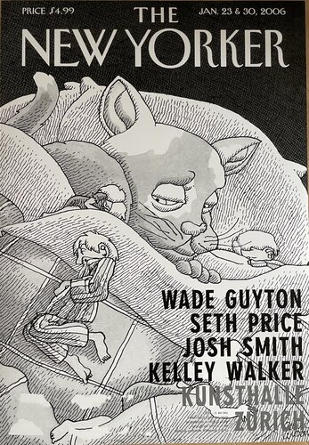 Wade Guyton,  Seth Price, Josh Smith, Kelly Walker, The New Yorker, Kunsthalle Zurich, 2006 by Wade Guyton, Print for Sale on Singulart