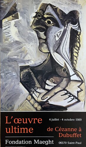 Pablo Picasso  (1881-1973), Femme assise, 1971, copyright Foundation Maeght, 1989, Imp.Arte, Paris, Printed in France von Pablo Picasso, Druck kaufen auf Singulart