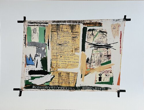 Jean Michel Basquiat (1960-1988), Jawbone of an Ass, 1982 Copyright Estate of Jean Michel Basquiat, Licensed by Artestar New York, Printed in the UK 14/25 von Jean-Michel Basquiat, Druck kaufen auf Singulart