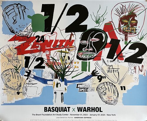 Andy Warhol (1928-1987)&Jean Michel Basquiat (1960-1988), Untitled, 1984, exibition poster, copyright 2023 The Andy Warhol Foundation for the Visual Arts, Inc. Licensed by Artists Rights Society (ARS), New York, Estate of Jean-Michel Basquiat. Licensed by von Andy Warhol & Jean-Michel Basquiat, Druck kaufen auf Singulart