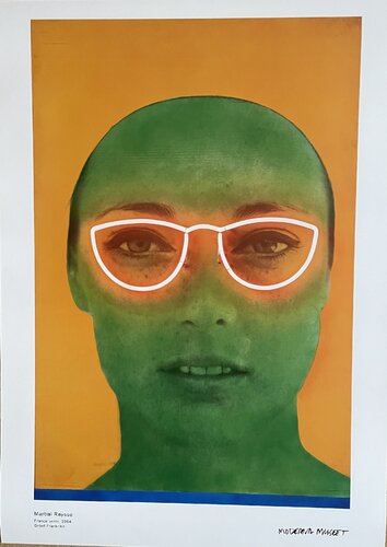 Martial Raysse, France Verte, 1964, Gront Frankrike, Copyright Martial Raysse/Bus 2015, Printed In Sweden von Martial Raysse, Druck kaufen auf Singulart