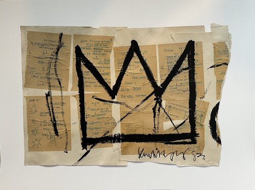 Jean Michel Basquist (1960-1988), Untitled (Crown), 1982,  Copyright Estate of Jean Michel Basquiat, Licensed by Artestar New York, Printed in the UK 11/25 439505 by Jean-Michel Basquiat, Print for Sale on Singulart