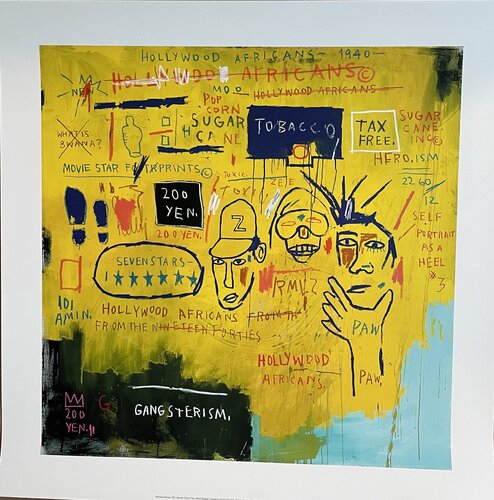 Jean Michel-Basquiat (1960-1988), Hollywood Africans, 1983, Copyright Estate of Jean-Michel Basquiat, Licensed by Artestar New York, Printed in the UK 13/25 OW3G44 by Jean-Michel Basquiat, Print for Sale on Singulart
