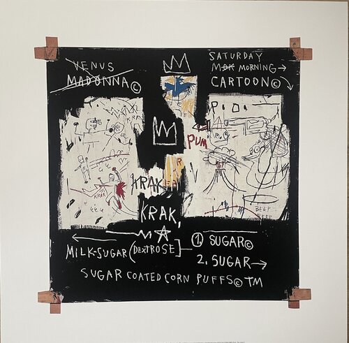 Jean-Michel Basquiat  (1960-1988), Panel of Experts, 1982, Copyright Estate of Jean-Michel Basquiat, Licensed by Artestar New York, Printed in the UK 37/54 0VJXG5 von Jean-Michel Basquiat, Druck kaufen auf Singulart