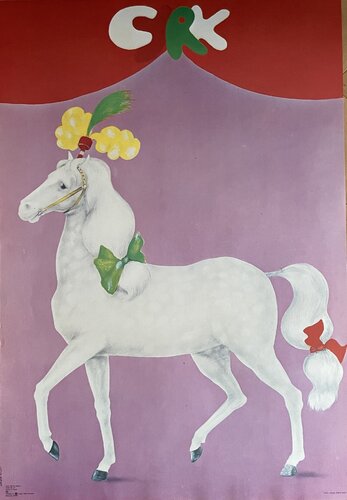 Maciej Urbaniec (1925-2004), Circus Horse, 1978, Poster no 27, Orginal Vintage poster by Maciej Urbaniec, Print for Sale on Singulart