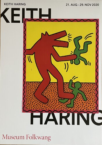 Keith Haring (1958-1990), Untitled, 1982, copyright Keith Haring Foundation, exhibition poster Museum Folkwang 2020 by Keith Haring, Print for Sale on Singulart