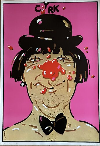 Waldemar Swierzy (1931-2013), Circus, 1977, poster no 16, copyright desa Foreign Trade Enterprise, Vintage poster von Waldemar Swierzy, Druck kaufen auf Singulart