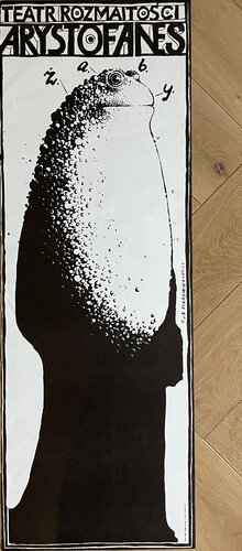 Franciszek A.B. Bilberstein-Starowieyski (1930-2009), Arystofanes, 1972, Druk, Zakl offset W-wa, z 719 de Franciszek Starowieyski, Impresión a la venta en Singulart