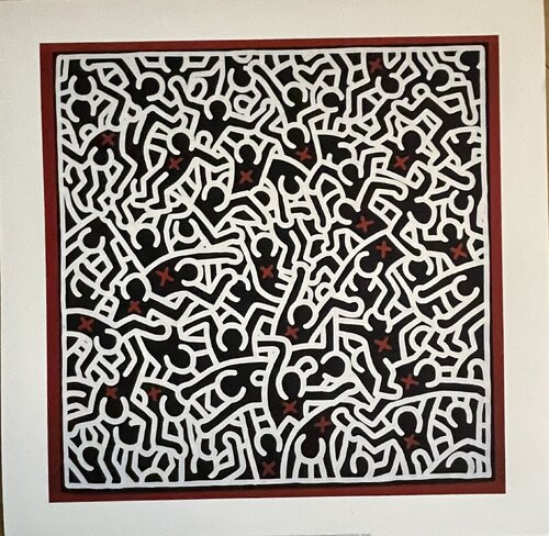 Keith Haring (1958-1990), Untitled, 1985, copyright Keit Haring Foundation, Licensed by Artestar New York, Printed in the UK 17/47 big size von Keith Haring, Druck kaufen auf Singulart