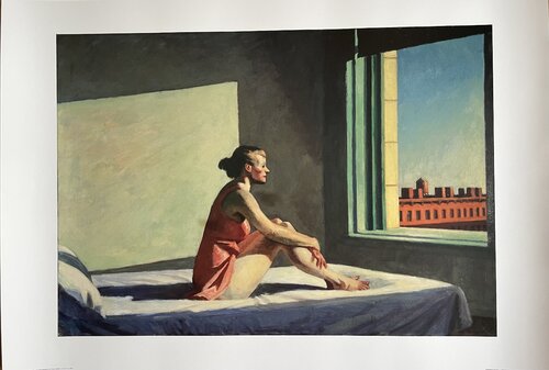 Edward Hopper (1882-1967), Morgensonne , 1952, Ohio Columbus Museum of Art, Printed in Belgium, big size by Edward Hopper, 인쇄 for Sale on Singulart