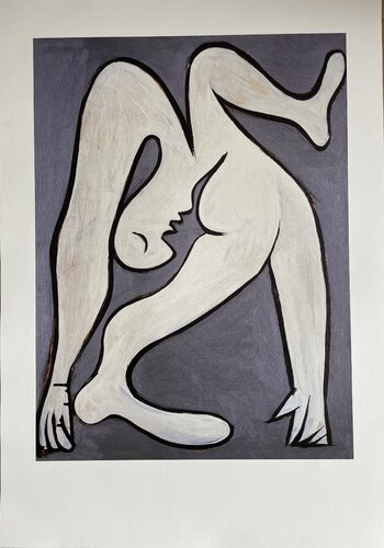 Pablo Picasso (1881-1973), Femme Acrobate, 1930, Copyright 2004 Succession Pablo Picasso, Sabam Belgique, Printed in Belgium by Pablo Picasso, Print for Sale on Singulart