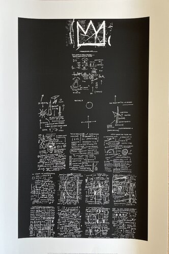 Jean Michel Basquiat (1960-1988), Tuxedo, 1982-3, copyright Estate of Jean Michel Basquiat, Licensed by Artestar New York, Printed in UK 16/37 OWVR87 Big size von Jean-Michel Basquiat, Druck kaufen auf Singulart