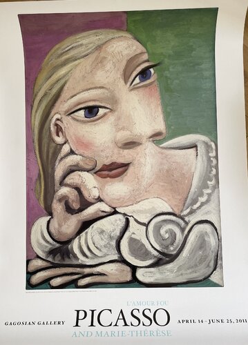Pablo Picasso  (1881-1973),  Marie-Thérèse accoudèe, 1939, copyright 2011 Estate of Pablo Picasso/ArtistsRights Society (ARS), New York van Pablo Picasso, Afdruk te koop op Singulart