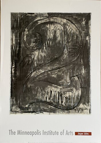 Jasper Johns (American, born 1930),  "Figure 2", 1963, copyright Jasper Johns, Courtesy of The Minneapolis Institute of Arts, J74, Printed in the USA von Jasper Johns, Druck kaufen auf Singulart