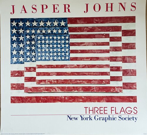 Jasper Johns (American, born 1930), Three Flags, 1958, Published by New York Graphic Society, 1991, Printed in U.S.A van Jasper Johns, Afdruk te koop op Singulart