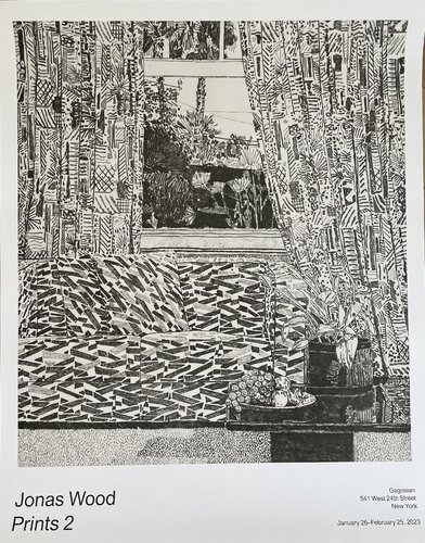 【残1枚】ジョナス・ウッド　ED500限定ポスター　jonas wood 残1枚】ジョナス・ウッド ED500限定ポスター jonas wood - メルカリ