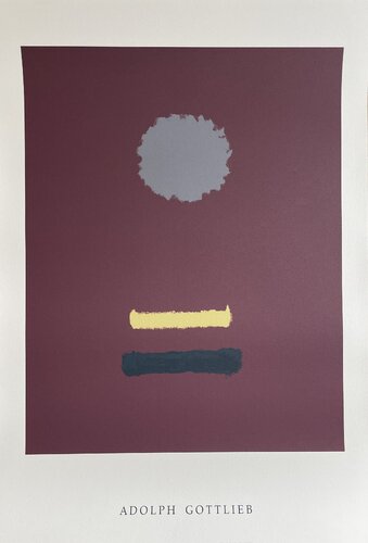 Adolph Gottlieb (1903-1974), Untitled, 1969, copyright Adolph and Esther Gottlieb Foundation/SABAM Belgium 2001, Printed in Italy von Adolph Gottlieb, Druck kaufen auf Singulart