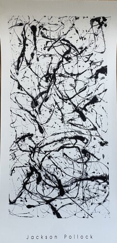 Jackson Pollock ( 1912-1956), Number IIA, 1948,  Copyright 2000 J. Pollock/SOFAM Belgique, Editions Pierre D'Harville, Printed in Italy by Jackson Pollock, 版畫 for Sale on Singulart