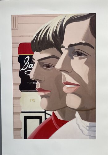 Alex Katz, Scott und John, 1966, exibition poster Frieder Burda, Printed in Germany von Alex Katz, Druck kaufen auf Singulart