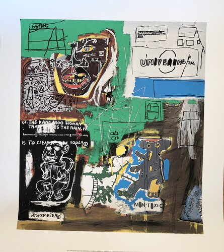 Jean Michel Basquiat (1960-1988), Sienna, 1984, Licensed book Artestar New York, Copyright Estate of Jean Michel Basquiat, Printed in the UK 51/59 OXT126  Big size by Jean-Michel Basquiat, Print for Sale on Singulart