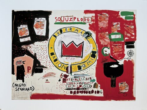 Jean Michel Basquist (1960-1988), Untitled (Crow), 1988, Copyright Estate of Jean Michel Basquiat, Licensed by Artestar New York, Printed in the UK 19/54 0Y4993 von Jean-Michel Basquiat, Druck kaufen auf Singulart