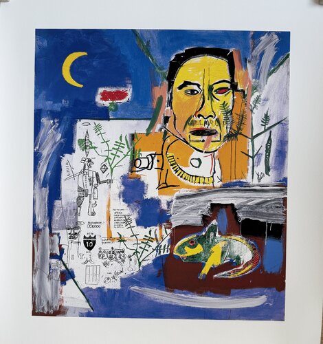 Jean Michel Basquiat (1960-1988), Raw Fish, 1984, Copyright Estate of Jean Michel Basquiat, Licensed by Artestar New York, Printed in the UK 20/54 0Y49B3 von Jean-Michel Basquiat, Druck kaufen auf Singulart