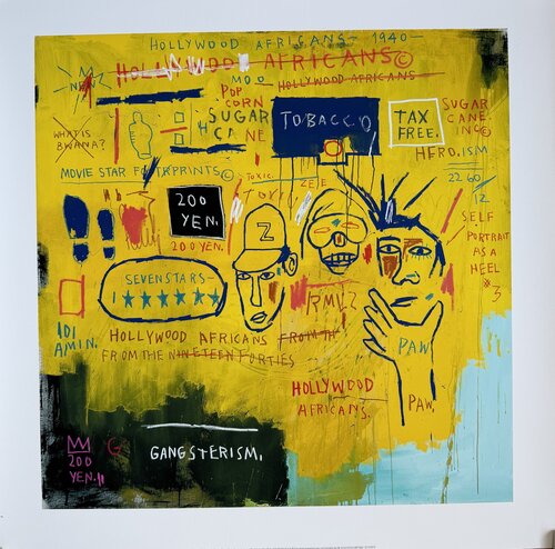 Jean Michel-Basquiat (1960-1988), Hollywood Africans, 1983, Copyright Estate of Jean-Michel Basquiat, Licensed by Artestar New York, Printed in the UK 33/54 0Y49P2 von Jean-Michel Basquiat, Druck kaufen auf Singulart