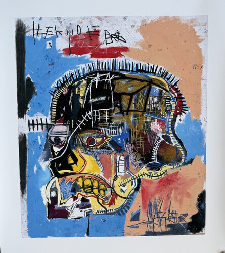 Jean Michel Basquiat (1960-1988), Untitled (Skull), 1981, Copyright Estate of Jean Michel Basquiat, Licensed by Artestar New York, Printed in the UK 34/54 0Y49Q0 Big size von Jean-Michel Basquiat, Druck kaufen auf Singulart