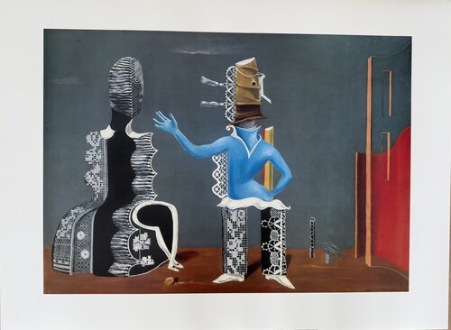 Max Ernst (1891-1976), c/o Beeldrecht Amsterdam/ 'Het paar', 'Le couple', 1923, Museum Boymans-van Beuningen, Rotterdam, Reproduction prohibited, Printed in Holland/ No.781 von Max Ernst, Druck kaufen auf Singulart