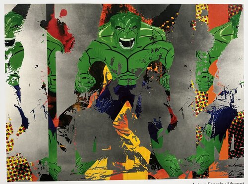 Jeff Koons, Triple Hulk Elvis III, 2007  copyright Jeff Koons, Incredible Hulk&copyright 2007 Marvel Entertainment, Printed in Norway by Jeff Koons, 인쇄 for Sale on Singulart