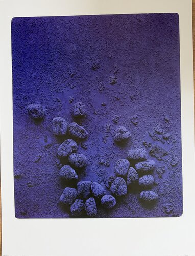 Yves Klein after (1928-1962), Relief èponge blue: RE19, 1958, copyright VG Bild-Kunst, Bonn 2008,  Printed in Germany by Yves Klein, Print for Sale on Singulart