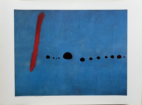 Joan Miró (1893-1983), Blue II, 1961, The National Museum of Modern Art,  The George Pompidou Centre, Paris, copyright ADAGP, Paris&DACS, London 2002, Printed in Great Britain by Joan Miró, Print for Sale on Singulart