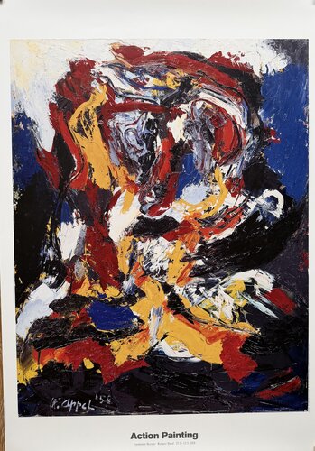 Karel Appel (1921-2006), Tête éclatée, 1958, copyright Kunstmuseum Winterthur, Karep Appel Foundation/2007, Zurich, Printed in Switzerland von Karel Appel, Druck kaufen auf Singulart