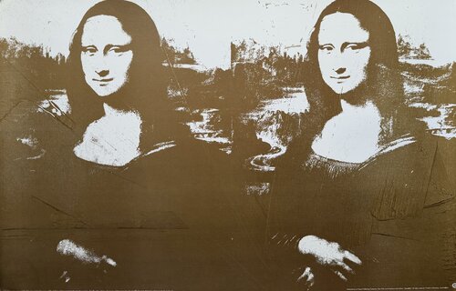 Andy Warhol (1928-1987), Two Golden Mona Lisas, 1980, copyright 1993 The Andy Warhol Foundation for the Visual Arts, Inc, Printed in Germany di Andy Warhol, Stampa in vendita su Singulart