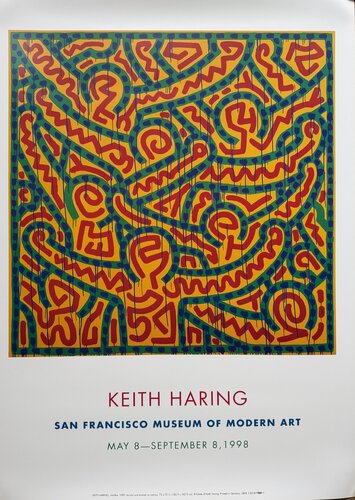 Keith Haring (1958-1990), Untitled 1989, copyright Estate of Keith Haring, Printed in Germany van Keith Haring, Afdruk te koop op Singulart