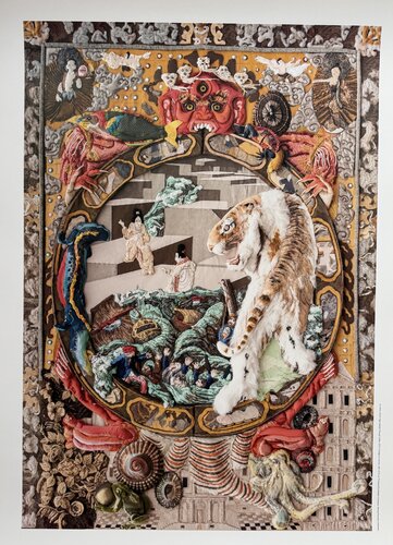 Xu Zhen, Fierce Tiger Speed Through Valley, 2013,  copyright Astrup Fearnley Museet  Courtesy of the artist by Xu Zhen 徐震, Print for Sale on Singulart