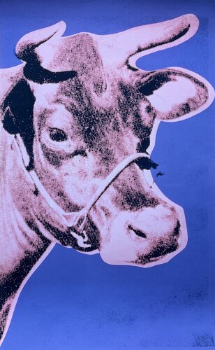 Andy Warhol (1928-1987), Cow, 1976 (pink&purple), Copyright 2013 The Andy Warhol Foundation for Visual Arts, Inc. Printed in the U.K. by Andy Warhol, Print for Sale on Singulart