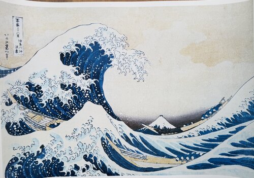 Hokusai Katsushika (1760-1849), The Great Wave of Kanagawa, 1831, copyright Bridgeman Art Library, Printed in Great Britain by Katsushika Hokusai, Print for Sale on Singulart