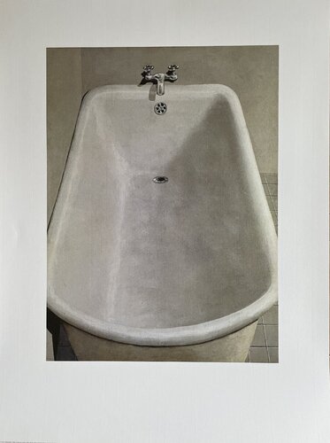 Domenico Gnoli (1933-1970), Bagnarola, 1966, copyright Marzia Gnoli, 1994, Printed in the Netherlands by Domenico Gnoli, Print for Sale on Singulart