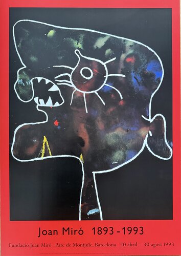 Joan Miró (1893-1983), Cap d'home, 1937, copyright Fundació Joan Miró, Barcelona/Disseny..., 1993, Impres a Holanda/No. 728 by Joan Miró, Print for Sale on Singulart