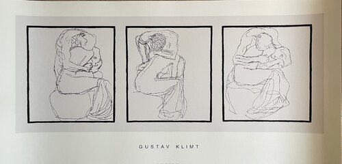 Gustav Klimt  (1862-1918), Coppia di Amanti, 1903, Printed in Italy by Gustav Klimt, Print for Sale on Singulart