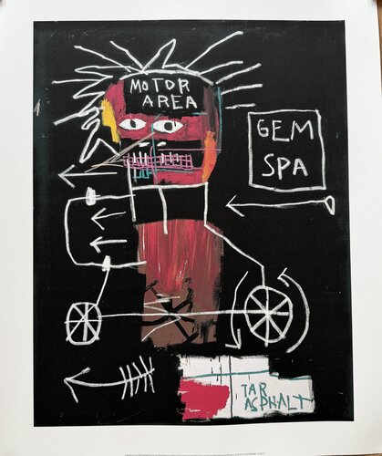 Jean-Michel Basquist (1960-1988), Untitled (Gem Spa), 1982,  Copyright Estate of Jean-Michel Basquiat, Licensed by Artestar New York, Printed in the UK 21/43- Large Format von Jean-Michel Basquiat, Druck kaufen auf Singulart