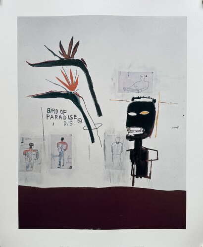 Jean Michel-Basquiat (1960-1988), Bird of Paradise, 1985, Copyright Estate of Jean-Michel Basquiat, Licensed by Artestar New York, Printed in the UK 3/43 Large format von Jean-Michel Basquiat, Druck kaufen auf Singulart