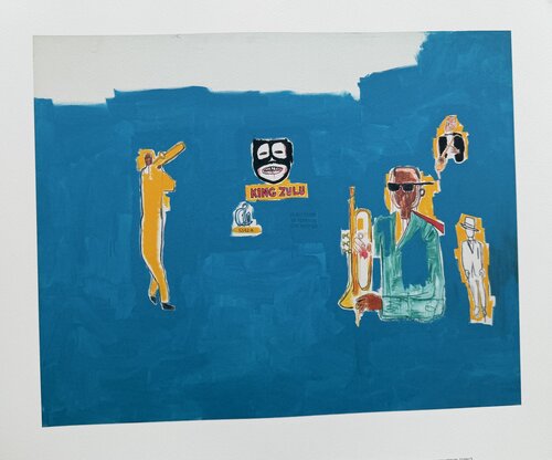 Jean Michel Basquiat (1960-1988), King Zulu, 1986, MACABA Collection.., Copyright Estate of Jean Michel Basquiat, Licensed by Artestar New York, Printed in the UK 9/43 von Jean-Michel Basquiat, Druck kaufen auf Singulart