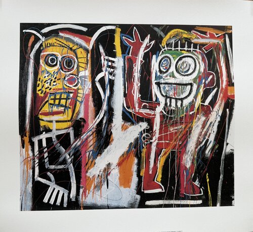 Jean Michel Basquiat (1960-1988), Dustheads, 1982, Copyright Estate of Jean Michel Basquiat, Licensed by Artestar New York, Printed in the UK 10/43 OYQRZ1 von Jean-Michel Basquiat, Druck kaufen auf Singulart