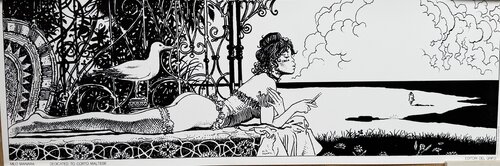 Milo Manara, Dedicated to Corto Maltese, Stampa A.C. Grafiche... von Milo Manara, Druck kaufen auf Singulart