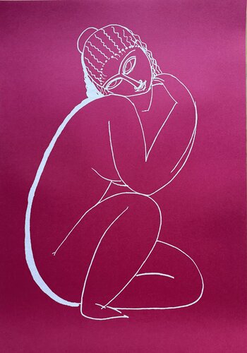 Amedeo Modigliani (1884-1920), Nudo Accosciato, 1910-11, Printed in Italy by Amedeo Modigliani, Print for Sale on Singulart